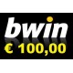 Ricarica BWIN online 100,00 EURO
