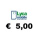 Ricarica pin LYCAMOBILE € 5,00