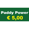 Ricarica PADDY POWER € 5,00