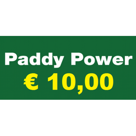 Ricarica PADDY POWER € 10,00