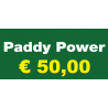 Ricarica PADDY POWER € 50,00