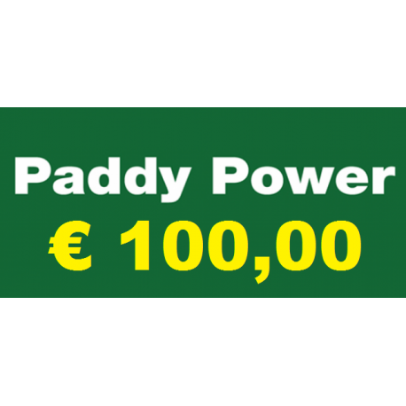 Ricarica PADDY POWER € 100,00