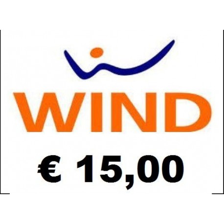 Ricarica WIND online 15,00 EURO