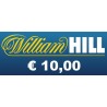 Ricarica WILLIAM HILL € 10,00