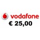 Ricarica Vodafone online 25,00 EURO