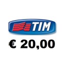 Ricarica TIM online 20,00 EURO