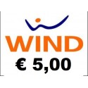 Ricarica WIND online 5,00 EURO