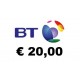 Ricarica BT Mobile 20,00 EURO