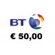 Ricarica BT Mobile 50,00 EURO
