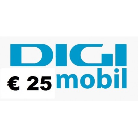 Ricarica DIGI MOBIL online 25,00 EURO